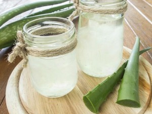 The aloe vera juice